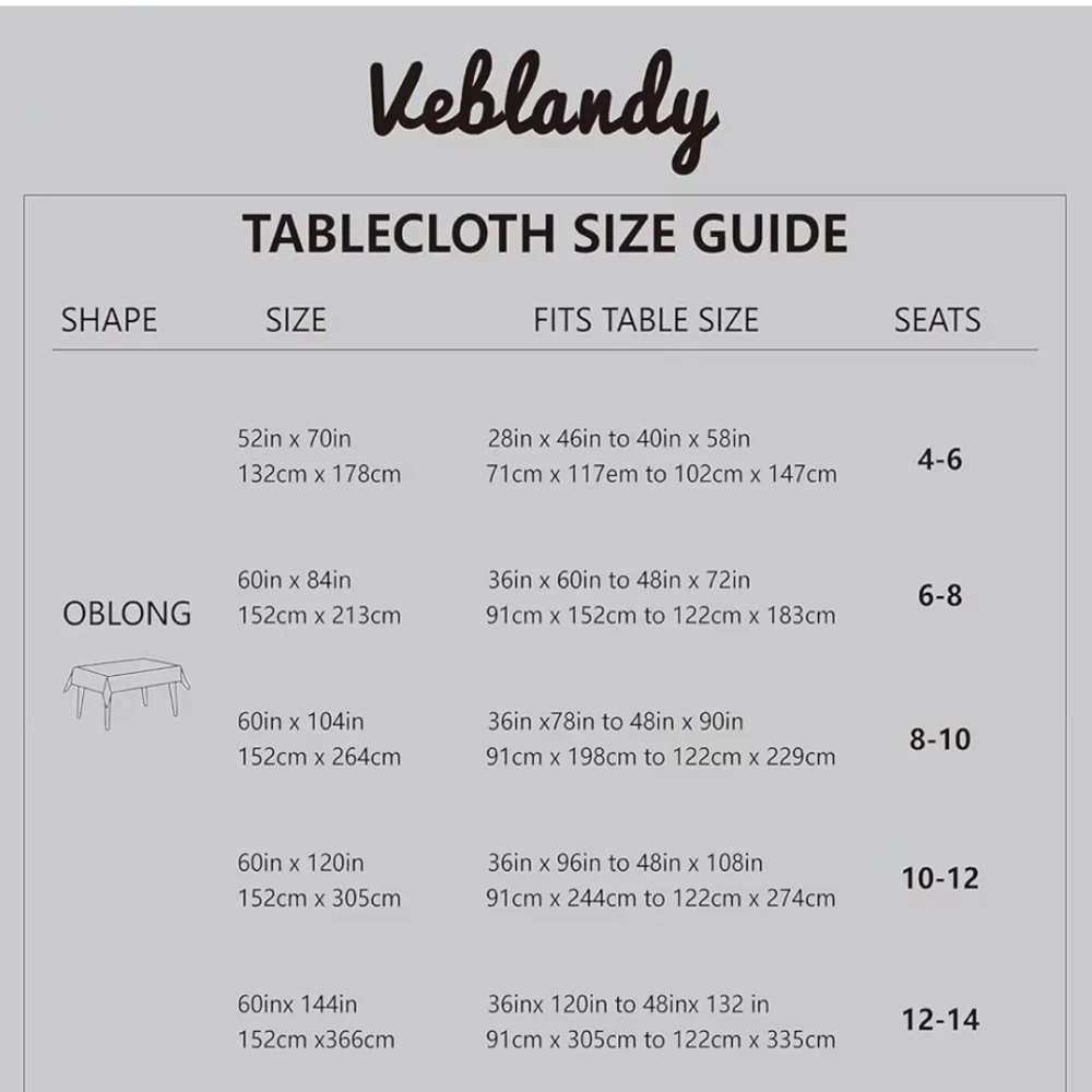 Beige Rectangle 52 X 70 Washable Wrinkle Resistant Tablecloth